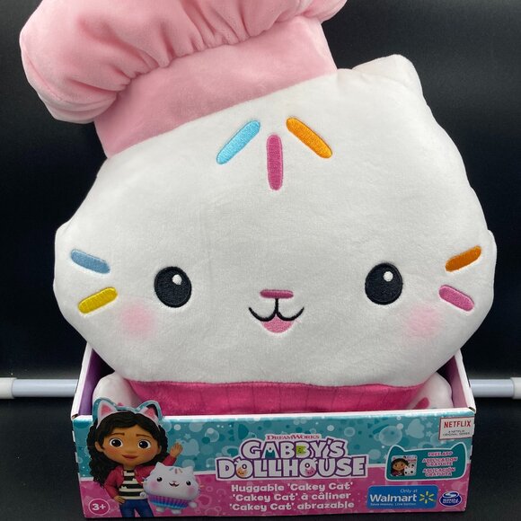 Gabby’s Dollhouse 14-inch CAKEY CAT Huggable Plush Brand New in Box - Picture 2 of 3